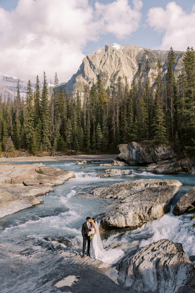 mountains, love, couple, wedding, nature, fall, autumn, canada